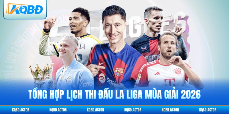 Tổng hợp lịch thi đấu La Liga mùa giải 2026